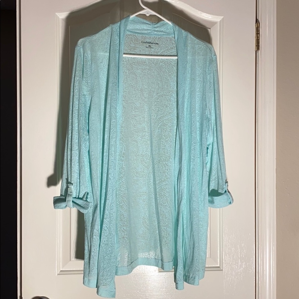 Mint colored XL Croft & Barrow sweater